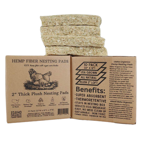 Hemp Fiber Nesting Pads